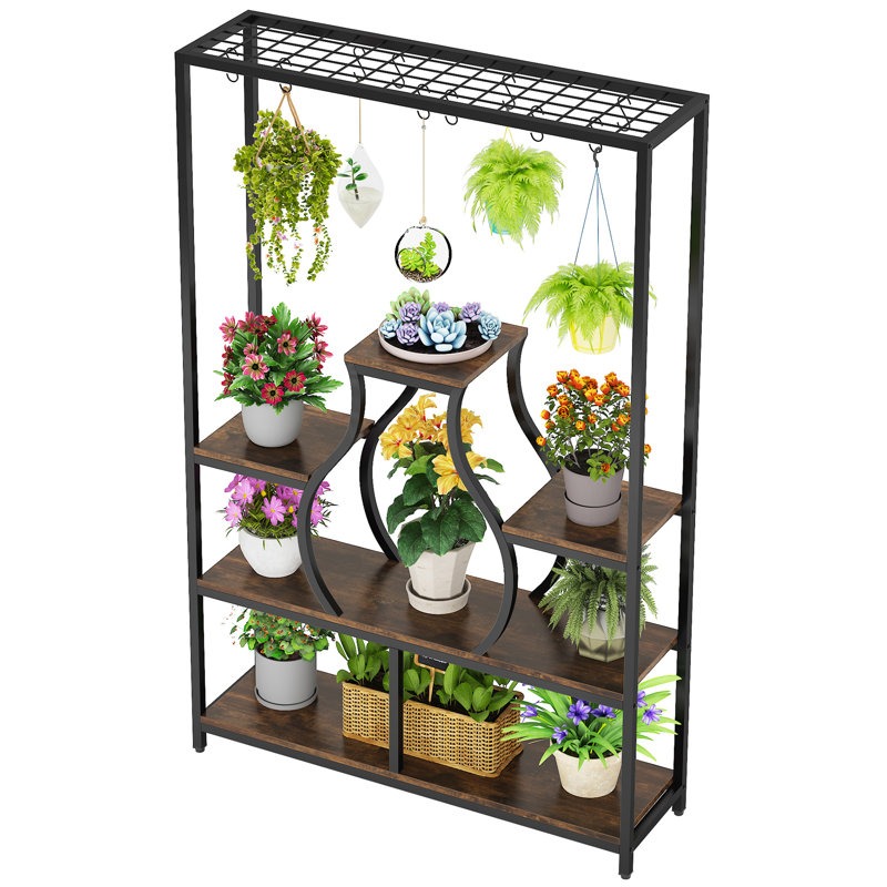 Bonsai Garden Wall - رف معلق للزهور لتزيين الحدائق المنزلية