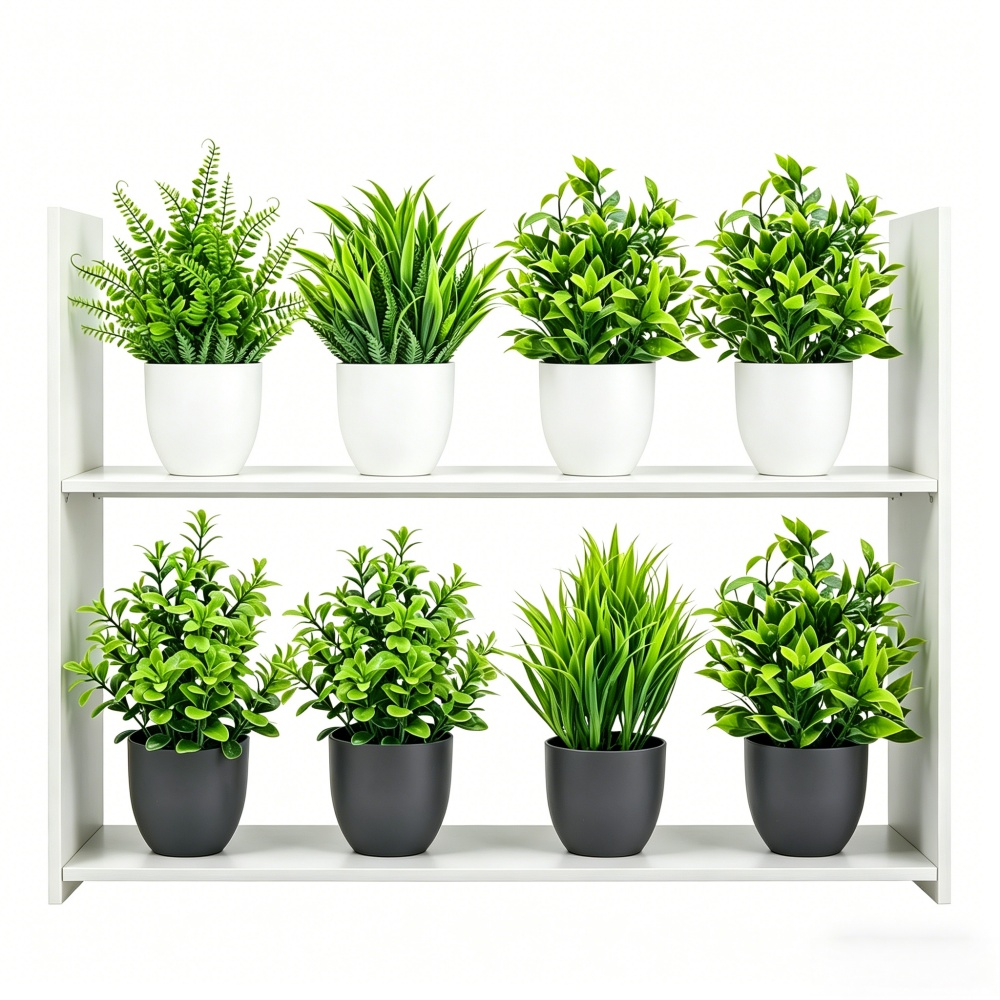 Bonsai Garden Ideas - مجموعة من 4 نباتات اصطناعية صغيرة