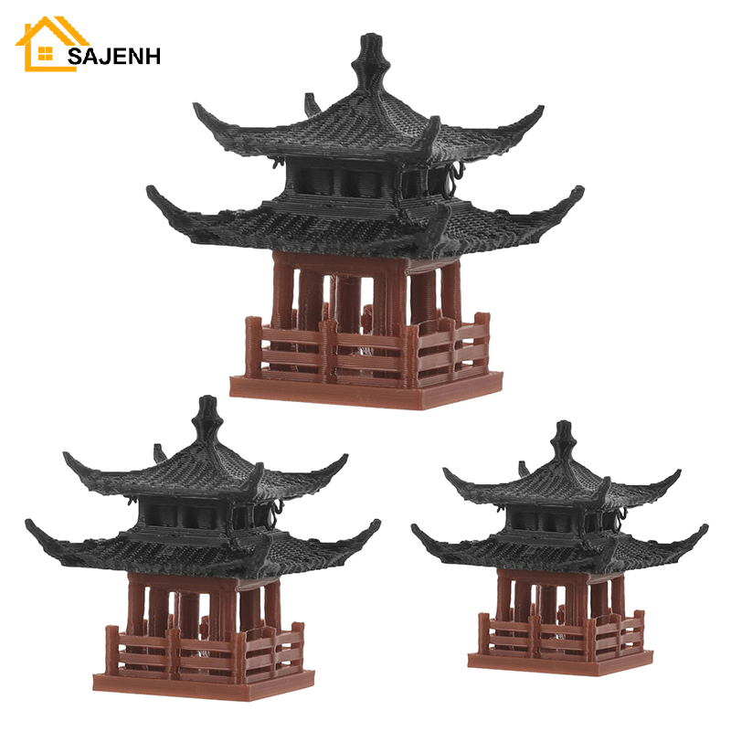 Mini Bonsai Zen Garden - تمثال معبد صغير ديكور حديقة الجنية