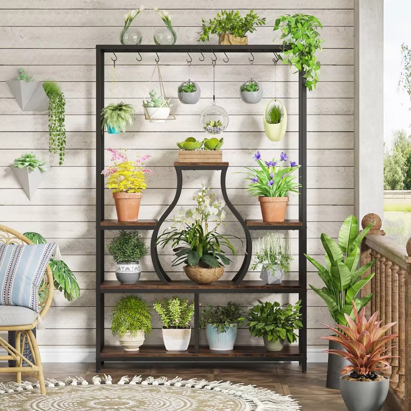 رف معلق للزهور لتزيين الحدائق  - مراجعة Bonsai Garden Wall وسعره