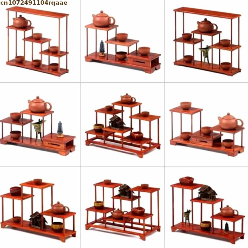 حامل وعاء الزهور الخشبي نبات ب - مراجعة Bonsai Garden Display Stands وسعره