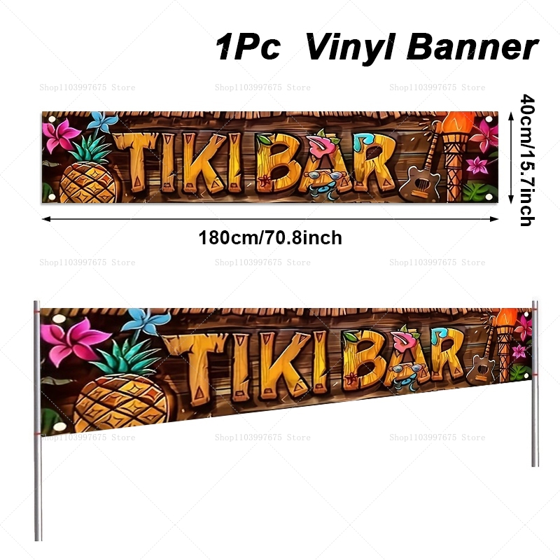 لافتة Tiki Bar الاستوائية لشاط - مراجعة Bonsai Garden Ideas وسعره