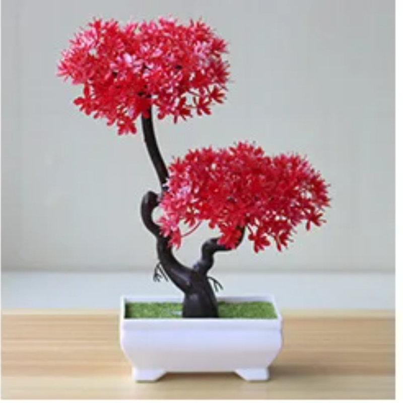 نباتات اصطناعية صغيرة في أصيص، - مراجعة Bonsai Garden Ideas وسعره