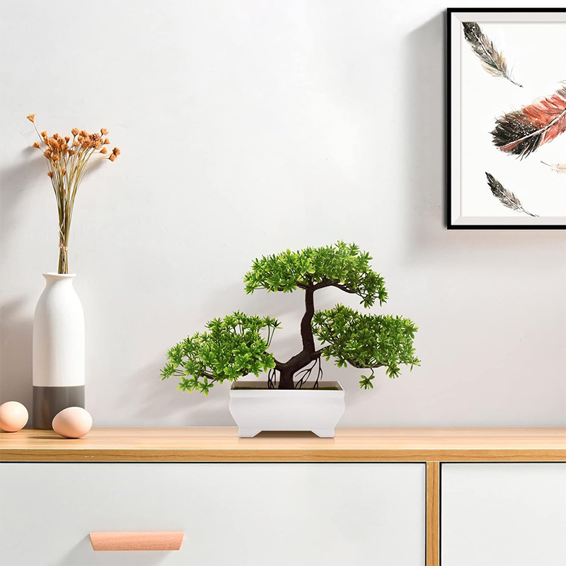 نبات صناعي بيونيك من البلاستيك - مراجعة Bonsai Garden Ideas وسعره